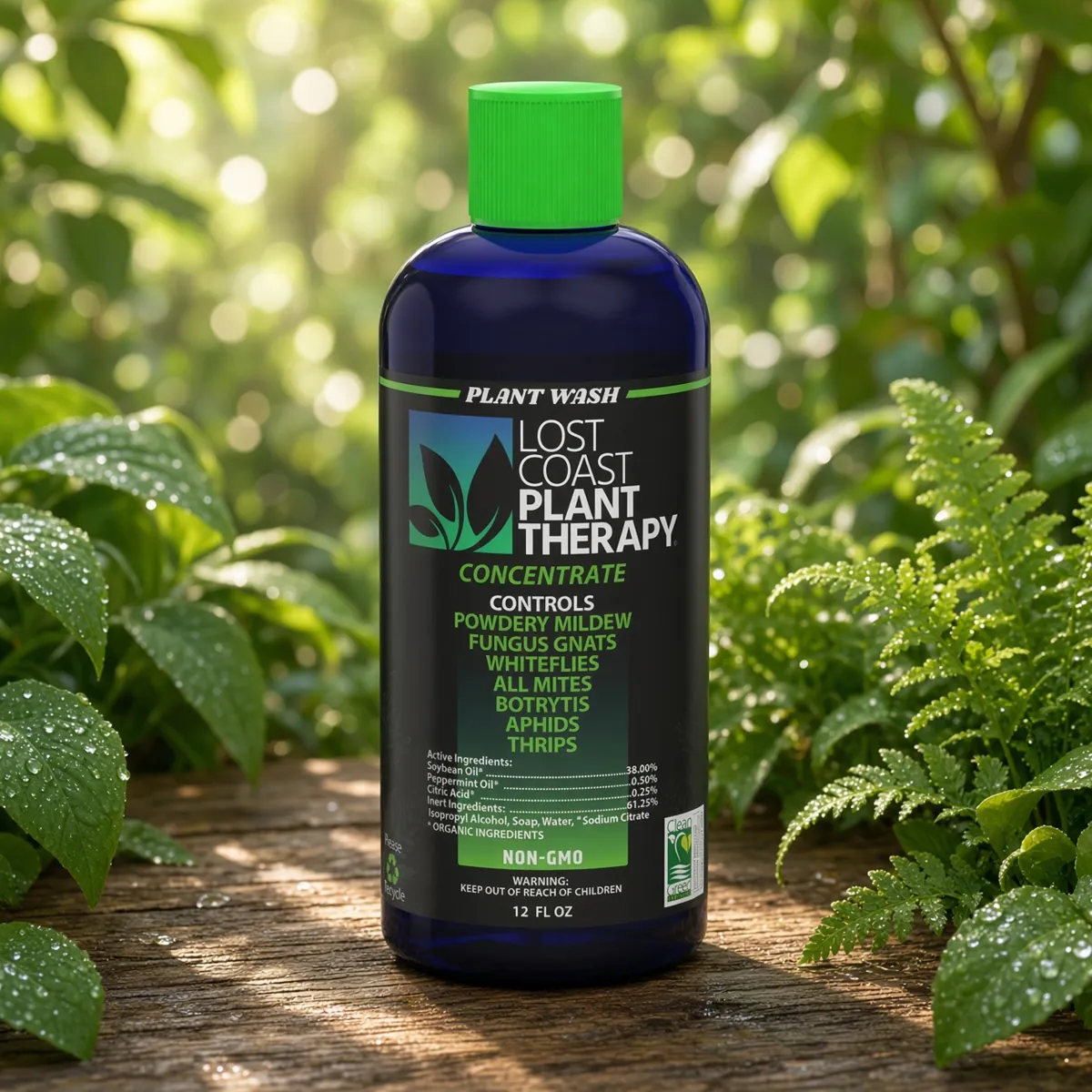Lost Coast Plant Therapy Plant Wash 12 oz concentrate (AI-generated lifestyle image)